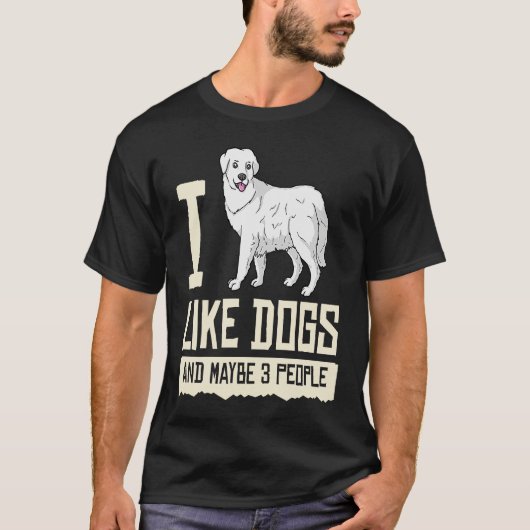 Great Pyrenees Dog Puppies Owner Lover T-Shirt (Vorderseite)