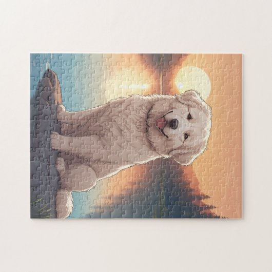 Great Pyrenees dog Puzzle (Horizontal)