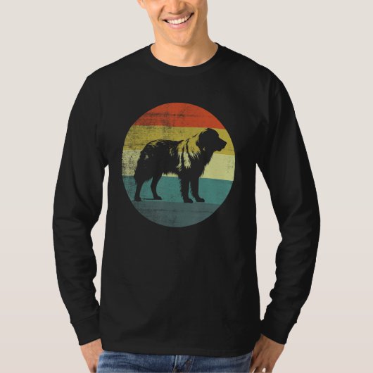 Great Pyrenees Dog Retro Style T-Shirt (Vorderseite)