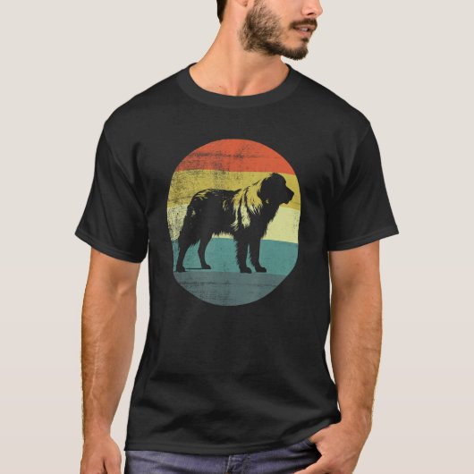 Great Pyrenees Dog Retro Style T-Shirt (Vorderseite)