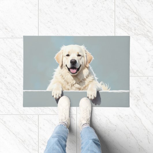 Great Pyrenees Fußmatten Kunst Fußmatte (Indoor)