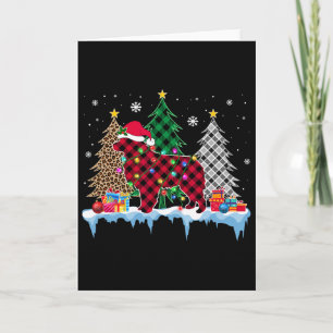 Great Pyrenees Hund Baum Weihnachtslichter Lustige Karte
