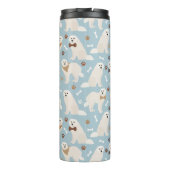 Great Pyrenees Paws and Bones Thermal Tumbler Thermosbecher (Rückseite)