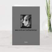 Great Pyrenees Puppy Mother Day Card Karte (Rückseite)