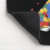 Great Pyrenees Puzzle Autismus-Bewusstsein Autisti Mousepad (Ecke)