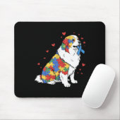 Great Pyrenees Puzzle Autismus-Bewusstsein Autisti Mousepad (Mit Mouse)