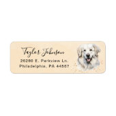 Great Pyrenees Rücksendeadresse (Vorne)