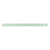 Great Pyrenees Satin Ribbon in Green Satinband (Vorderseite)