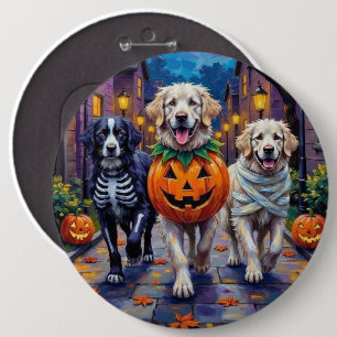 Great Pyrenees Süßigkeiten-sammeln Halloween-Kostü Button