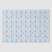Great Pyrenees Tissue Paper in Blue Seidenpapier (Vorderseite)