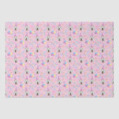 Great Pyrenees Tissue Paper in Pink Seidenpapier (Vorderseite)