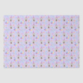 Great Pyrenees Tissue Paper in Purple Seidenpapier (Vorderseite)