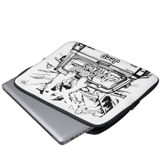 Great Pyrenees trip Laptopschutzhülle (Vorne Knopf)