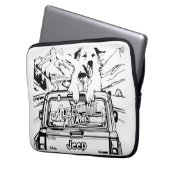Great Pyrenees trip Laptopschutzhülle (Vorderseite Links)