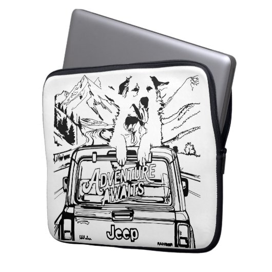 Great Pyrenees trip Laptopschutzhülle (Vorderseite Links)