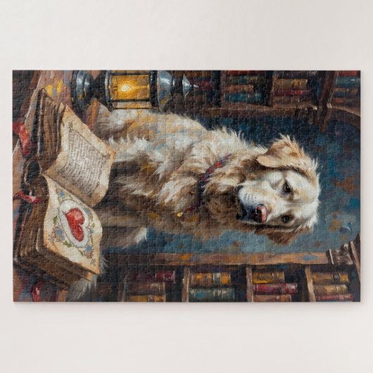 Great Pyrenees Valentine's Day Puzzle (Horizontal)