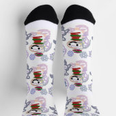 Great Pyrenees winter  Socken (Oben)