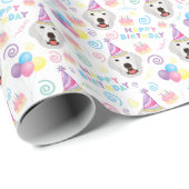Great Pyrenees Wrapping Paper Geschenkpapier (Rolleneckpunkt)