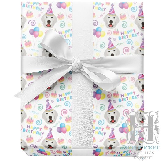 Great Pyrenees Wrapping Paper Geschenkpapier