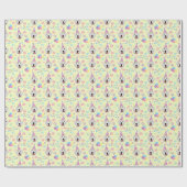 Great Pyrenees Wrapping Paper Yellow Geschenkpapier (Flach)