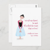 Great Quotations_Dance Postkarte (Vorne/Hinten)