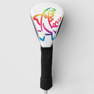 great rainbow shark golf headcover