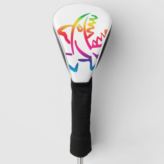 great rainbow shark golf headcover (Vorderseite)