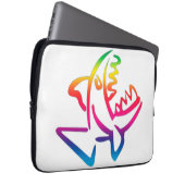 great rainbow shark laptopschutzhülle (Vorne Rechts)