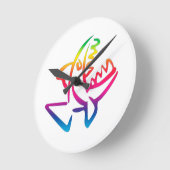 great rainbow shark runde wanduhr (Winkel)