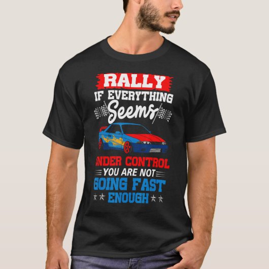 Great Rally Saying Racing Cars Cars Men Boys T-Shirt (Vorderseite)