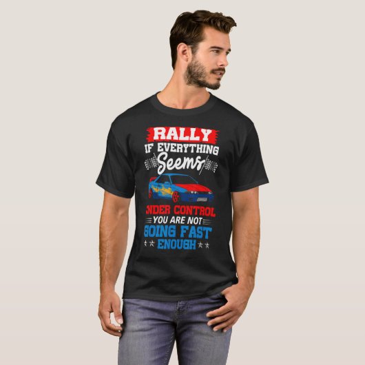 Great Rally Saying Racing Cars Cars Men Boys T-Shirt (Vorne ganz)