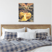 Great Red Dragon von William Blake Leinwanddruck (Insitu (Schlafzimmer))