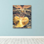 Great Red Dragon von William Blake Leinwanddruck (Insitu (Holzboden))