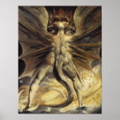 Great Red Dragon von William Blake Poster (Vorne)
