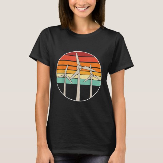 Great Renewind Wind Power Windmill Environ T-Shirt (Vorderseite)