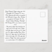 Great Republic Clipper Segelschiff 1900 Postkarte (Rückseite)