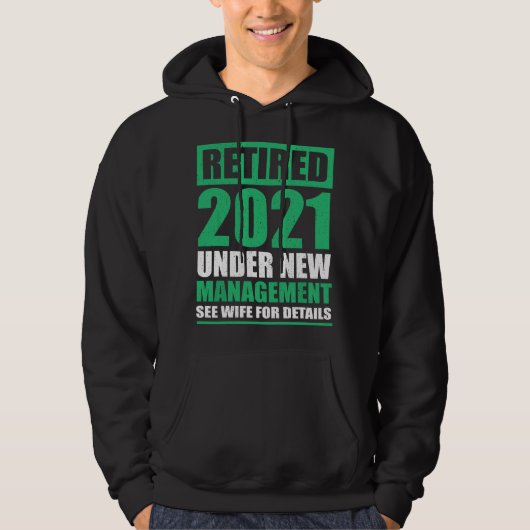Great Retirement 2021 Gift Pensioneers Husband Ret Hoodie (Vorderseite)