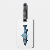 Great Sacandaga Lake New York Fisch Gepäckanhänger (Rückseite vertikal)