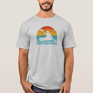 Great Sacandaga Lake New York Kayak T-Shirt