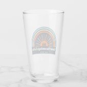 Great Sacandaga Lake New York Rainbow Glas (Rückseite)