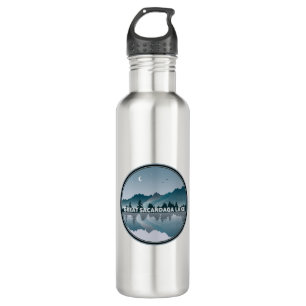 Great Sacandaga Lake New York Reflektion Edelstahlflasche