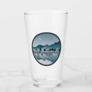 Great Sacandaga Lake New York Reflektion Glas
