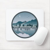 Great Sacandaga Lake New York Reflektion Mousepad (Mit Mouse)