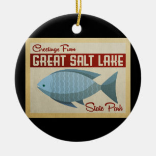 Great Salt Lake Fish Keramik Ornament