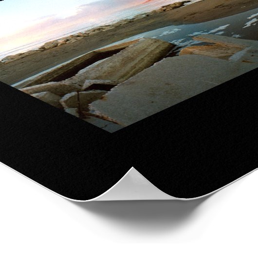 Great Salt Lake Panorama Poster (Ecke)