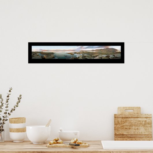 Great Salt Lake Panorama Poster (Küche)