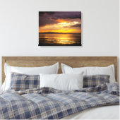 Great Salt Lake Sunset Leinwanddruck (Insitu (Schlafzimmer))