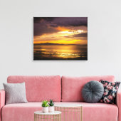 Great Salt Lake Sunset Leinwanddruck (Insitu (Wohnzimmer))