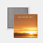 Great Salt Lake, Utah Magnet (Vorderseite/Rückseite)