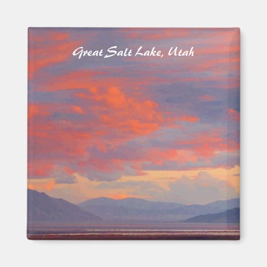 Great Salt Lake, Utah Magnet (Vorne)